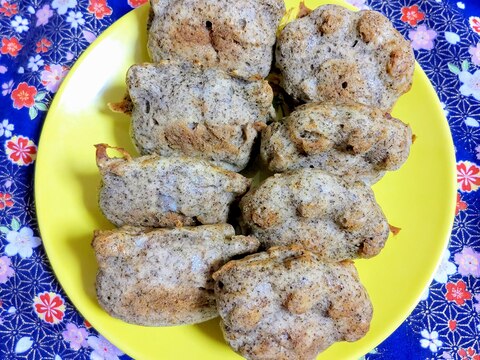 水分&甘みは完熟バナナだけ☆バナナ米粉紅茶マフィン